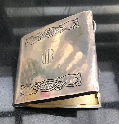 Liberty & Co Art Deco Silver Cigarette Case • £550