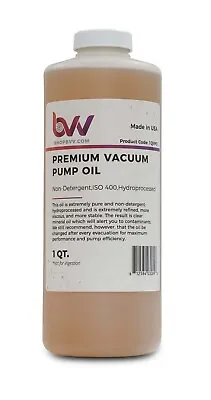 $20 • Buy BVV Premium Vacuum Pump Oil