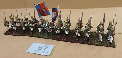 Warlord Games - Black Powder - Napoleonic Russian Regiment - Painted & Based. 67 • £50