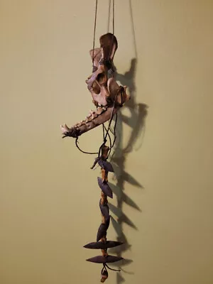 Real Coyote Jaw Original Hanging Art Piece Oddities Decor • $40