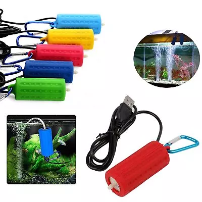 Ultra Silent Portable Mini USB Aquarium Fish Tank Oxygen Air Pump Energey Saving • $14.49