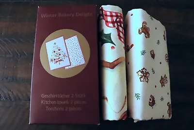 Villeroy & Boch Winter Bakery Delight Kitchen Towels (Set Of 2)(Unused) • $30