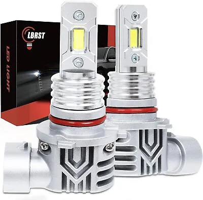 9006 LED Headlight Low Beam Bulbs Kit 6000K White Super Bright • $11.10