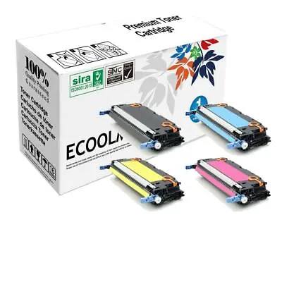 For HP 3600 3600DN 3600N Q6470A Q6471A Q6472A Q6473A 4 COLOR  TONER SET HI-QTY! • $117.86