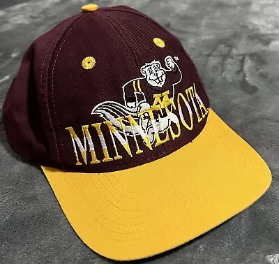 Vintage Minnesota Golden Gophers Snapback Hat A+ Condtition • $24.50