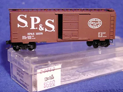  KD 20850 SPOKANE PORTLAND & SEATTLE 40' Box Car #12270  'NEW' N-SCALE • $34.95