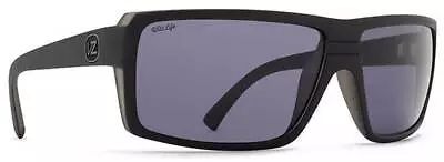 Von Zipper Snark Sunglasses - Black Satin / Wildlife Vintage Grey Polarized • $140