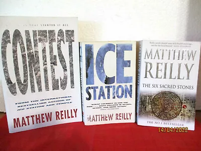 MATTHEW REILLY Bulk Lot X 3 PB Contest ICE STATION Six Sacred Stones FICTION • $9.74