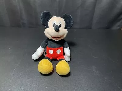 Disney 9  Mickey Mouse Plush Stuffed Animal Toy Corduroy Pants Just Play • $4.99