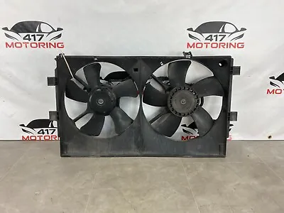 08-15 Mitsubishi Evolution Evo X Radiator Cooling Fans & Shroud OEM 1369 • $119.99