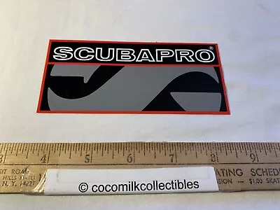 Vintage Sticker Decal Scuba Diver Diving Scubapro Snorkeling Gear Water Sports • $16.99