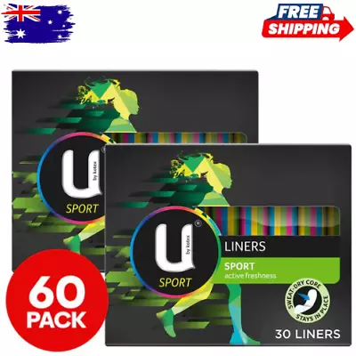 2 X U By Kotex Sport Liners 30pk-FREE DELIVERY* • $11.75