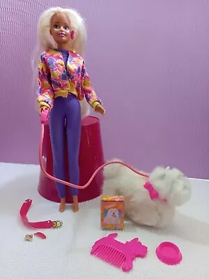 Vintage Sindy Gogo Walking Doll By Hasbro 1992 Unboxed VGC Used • £35