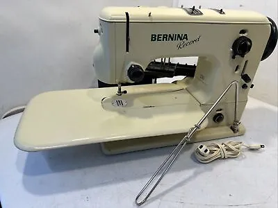 Vtg BERNINA Record 530 Sewing Machine With Extension Table For Repair Works Slow • $149