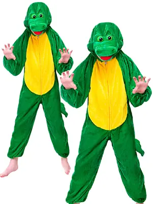 Child Crocodile Fancy Dress Costume Book Week Alligator Jungle Zoo S-XXL • £14.49