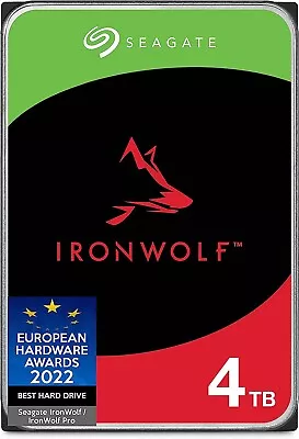 4TB Seagate 3.5  5400rpm SATA IronWolf NAS HDD Brand New Sealed • $159