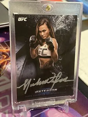 2018 Topps UFC Knockout AKA Ink Relics /25 Michelle Waterson #AKA-MW Auto • $63.99
