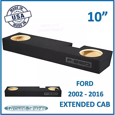 2002-2016 Ford F-250 Extended Cab 10  Dual Sub Box Subwoofer Enclosure • $295
