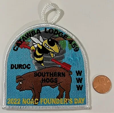 Oa Catawba Lodge 459 Bsa Mecklenburg 2022 Noac Founders Day Patch Southern Hogs • $399