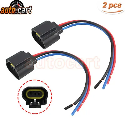 H13 9008 3-Wire Socket Female Adapter Wiring Harness Pigtail Plug For Headlight • $7.92