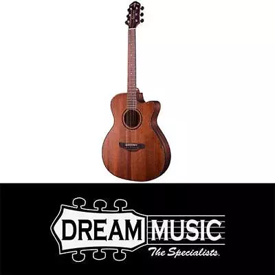 Crafter Able T-635CE/N OM Body Solid Mahogany Top Acoustic Electric Guitar • $519