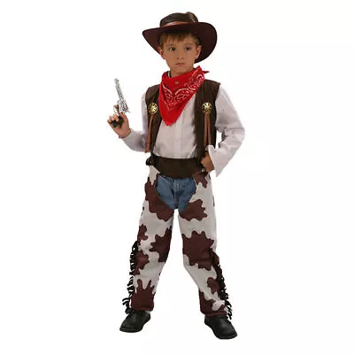 Kids Cowboy Fancy Dress Costume Outfit Boys Book Week Party Cosplay Dress Up UK • £16.66