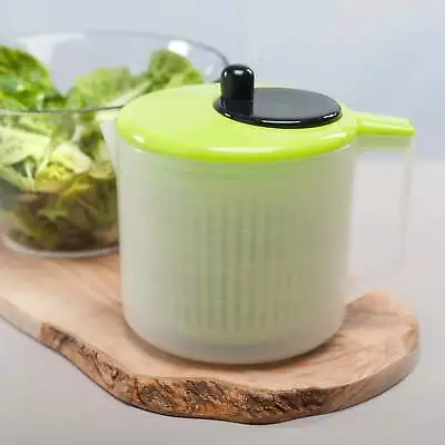 Zeal Large Salad Spinner Salad Washer With Microwavable Jug Green • £21.90