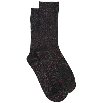 All Over Glitter Socks Lurex Metallic One Size (UK Size 3-7) Party Gift Sparkle • £6.99