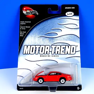 100% Hot Wheels Motor Trend Magazine Series  Jaguar XKR  Red  #2/4  Real Riders • $8.25