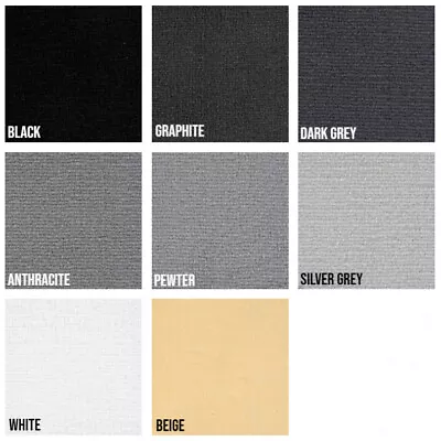 VELOUR | Quality Plain Hard Wearing Flat Pile Carpet AB | Black Grey White Beige • £261.75