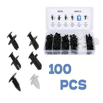 Retainer Clip Rivet Car Fender Bumper Garnish Hood Moulding Grille Parts 100 PCS • $15.84