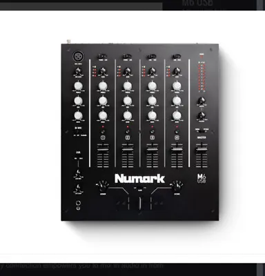 £229.99 • Buy Numark M6 USB 4-Channel DJ Mixer - Black