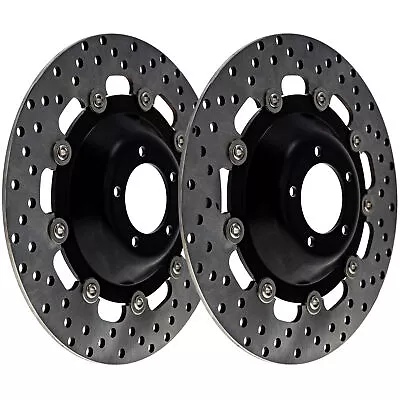 NICHE Front Brake Rotor For Honda Goldwing 1100 CB750A Motorcycle 2 Pack • $137.95