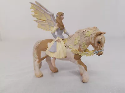 Fantasy Toy Fairy Elf On Horse Figurine Schleich Germany • £12