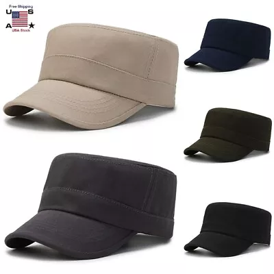 Adjustable BDU Fitted Army Cadet Military Cap Hat Patrol Castro Combat Outdoor • $8.36