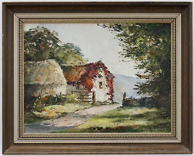 Ken Johnson - Framed 20th Century Oil The Virginia Creeper • $317.78