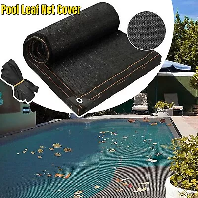 Pool Leaf Net Cover In-Ground Swimming Pool Screen Mesh Leaf Catcher 20x40ft • $65