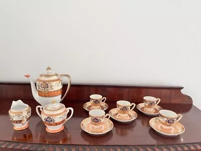 £229 • Buy Vintage Japanese Noritake White And Gold Ornate  Tea Set (17 Pieces)