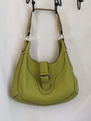 Michael Kors Lime Green Pebbled Leather Purse • $20