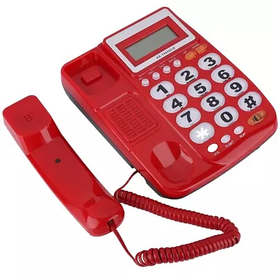 Desktop Corded Landline Telephone With Caller ID Display With Speakerphone F AUS • £20.86