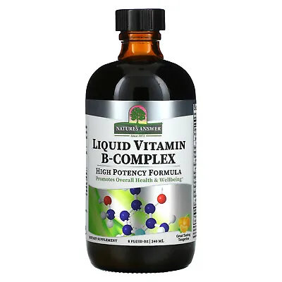 Liquid Vitamin B-Complex Great Tasting Tangerine  8 Fl Oz (240 Ml) • $15.63