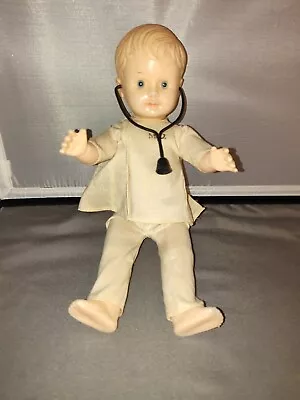 VTG Plastic M.D. Doctor Doll Made In Hong Kong 11.5  • $15