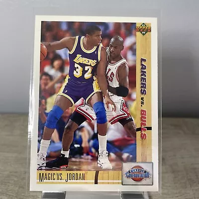 1991-1992 Upper Deck #34 Magic Johnson Vs Michael Jordan Classic Confrontation • $1.99