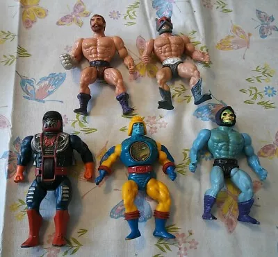 Vintage 1980's He Man MOTU Mattel Figures Lot Of 5 Masters Of The Universe • $29.95