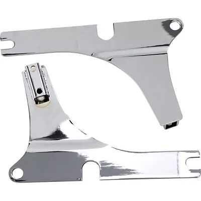 Cycle Visions Sissy Bar Side Plates - FXSB (Chrome) Pair | CV-8090 • $112.09