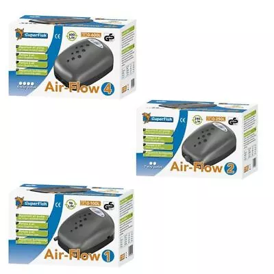 £1.99 • Buy Superfish Air Flow Aquarium Air Pump Fish Tank Tropical Marine Coldwater Oxygen