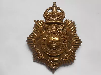 Royal Marines Large Pith Helmet   Badge With Lugs To Reverse • $50.90