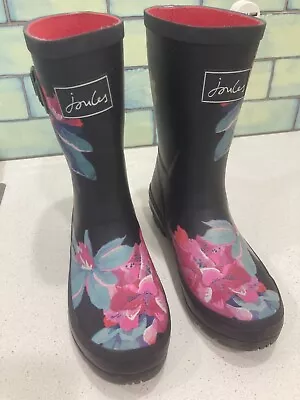 Joules Molly Welly Women's Mid-high Rubber Boot Size EU 38 • $32.62