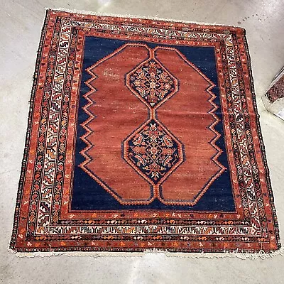 Antique Persian Rug 63  X 70  • $925