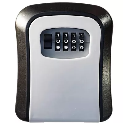 4 Digit Outdoor Key Lock Safe Box Wall Mounted Key Safe Box For Home Office UK • £7.59